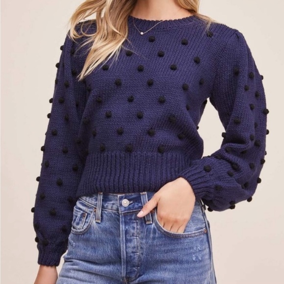 ASTR the label Aidy Puff Sleeve Sweater - Picture 1 of 5
